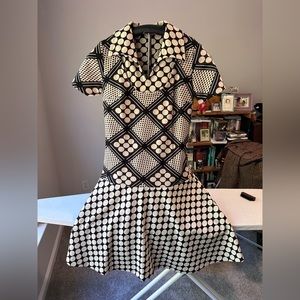 Vintage dress. Lady Carol. Lovely fabric.